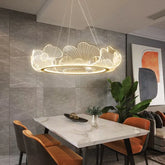 Lampadario applique con Eleganza dorata LED - clowasit.com